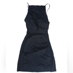 Zara Black Mini Halter Dress